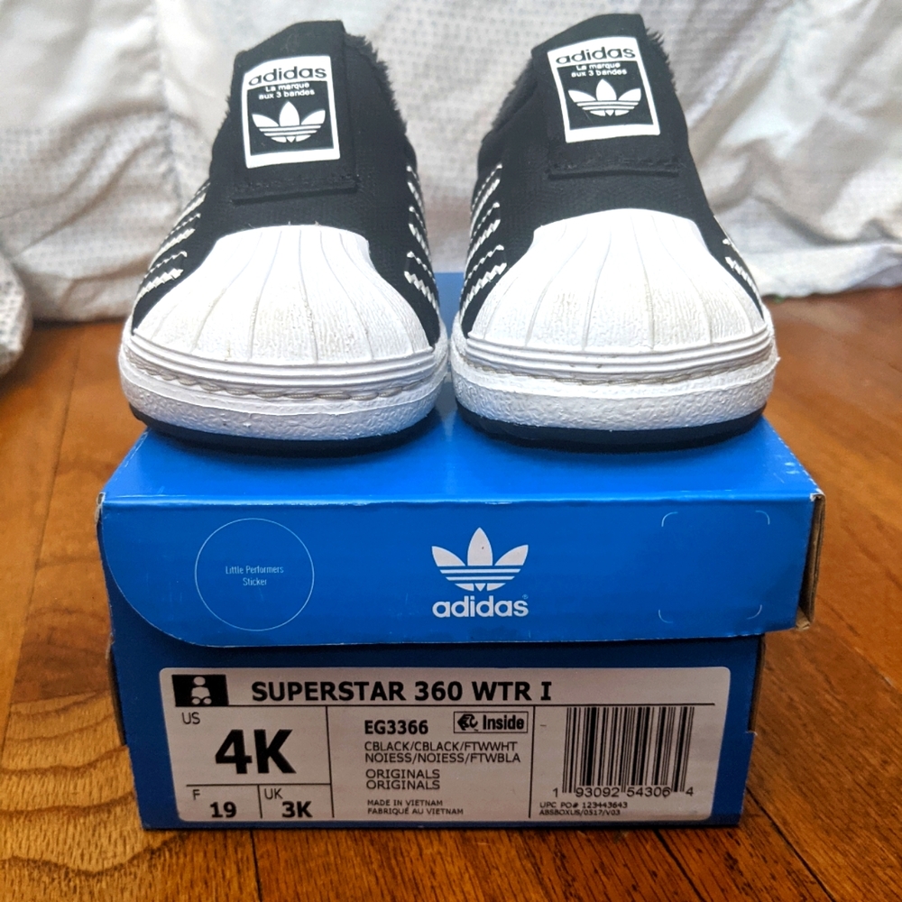 Adidas Shoes, Size 4k, white and black